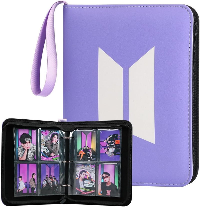 YANENG Photocards Binder 400 Pockets Album Photo Card Holder Collection Merch for Army Fans Gifts - Image 1